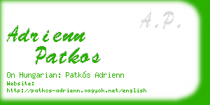 adrienn patkos business card